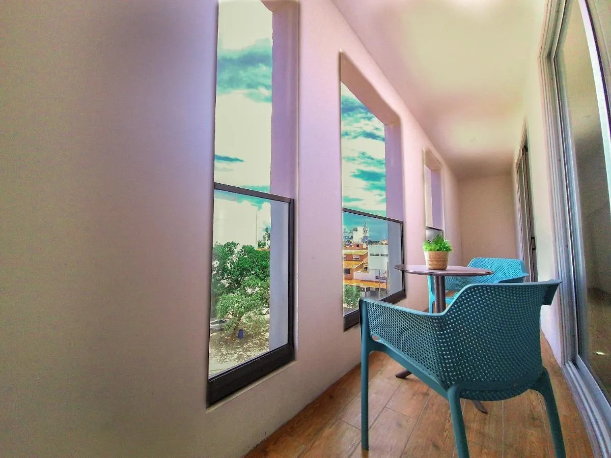 Spacious And Luxurious 2 Bedroom Apartment Wih City View And Private Balcony. Playa del Carmen Mexico